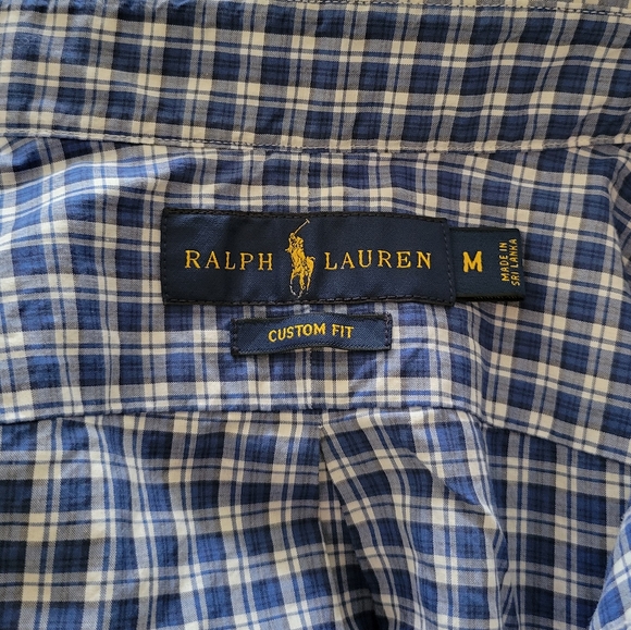 MENS Ralph Lauren | Plaid button down - Picture 3 of 3